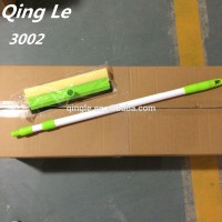 Iron telescopic handle glass window squeegee with rubber