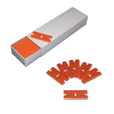 Double edge plastic razor blade window tint tools